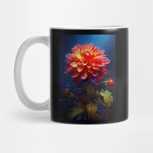 Mystic Fantasy Flower Fine Art Realist Painting Mug